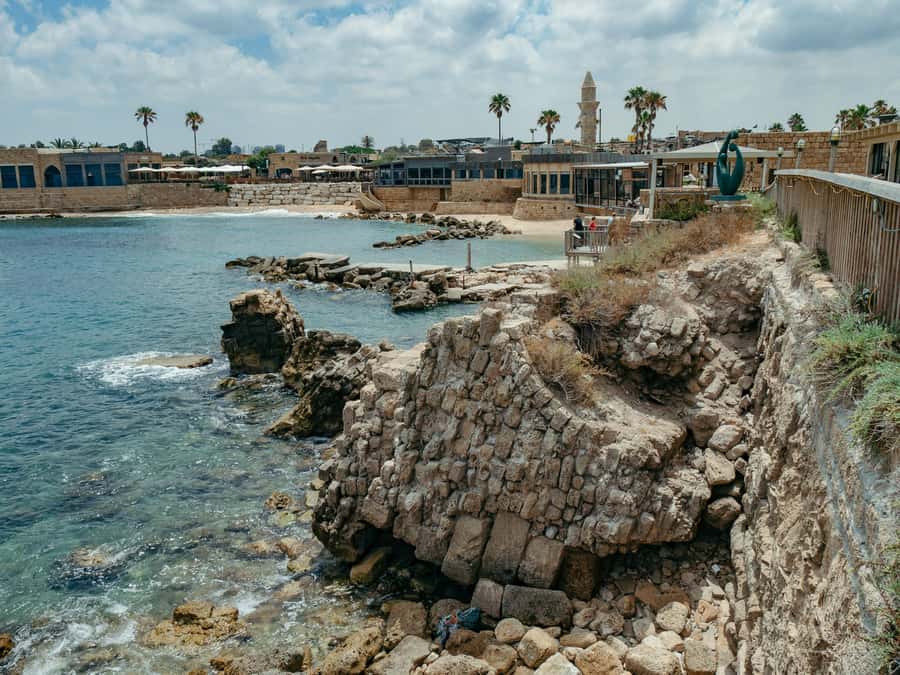 Caesarea, Haifa & Akko Day Trip from Jerusalem - Rosh Hanikra and the white cliffs by Lebanon