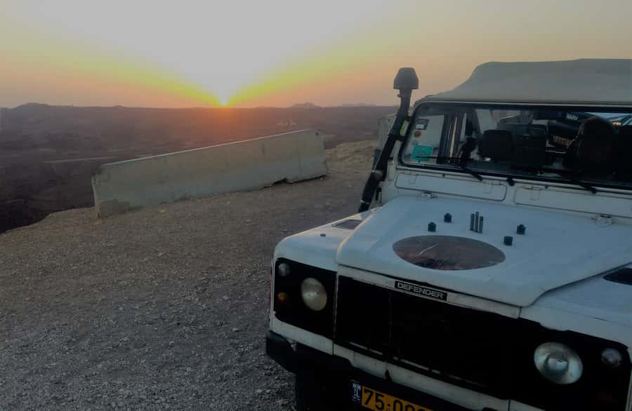 Eilat Mountains: Sunset Jeep Adventure to Mount Joash - Key points at a glance
