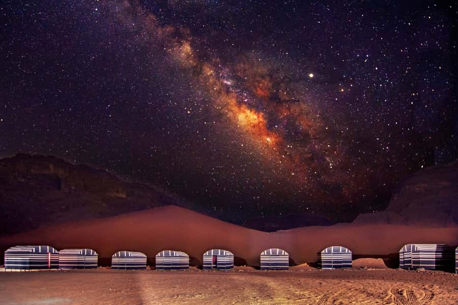 From Eilat: 2-Day Petra & Wadi Rum Tour with Camp Stay - Sleeping in a Bedouin camp