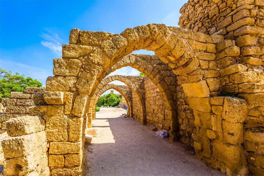 From Jerusalem: Caesarea, Haifa, Acre & Rosh Hanikra Tour - Four Northern Sights in One Long Day