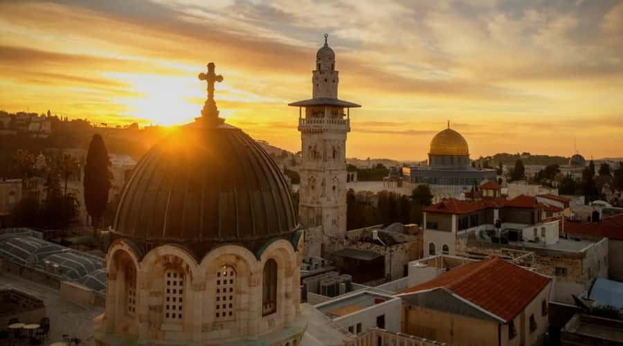 From Jerusalem: Origins of Christ in Jerusalem Day Tour - Down to Dominus Flevit and the view toward Jerusalem