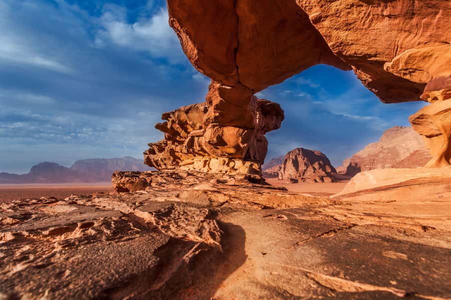 From Jerusalem: Petra & Wadi Rum 2-Day Tour - Wadi Rum by jeep at sunset