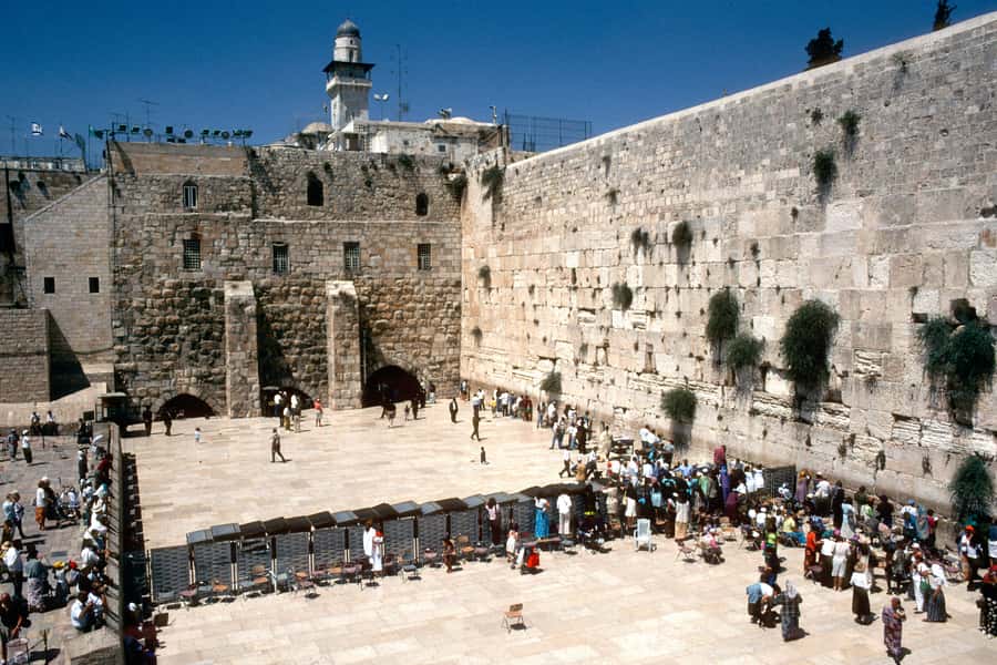 From Tel Aviv: Jerusalem Old & New City Bus Tour - Entering the Old City through its quarters