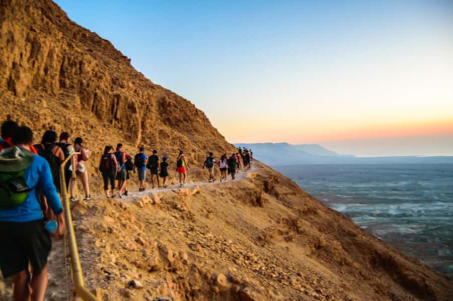 From Tel Aviv: Masada at Sunrise, Ein Gedi and Dead Sea Tour - Exploring Herod’s fortress on the cliff