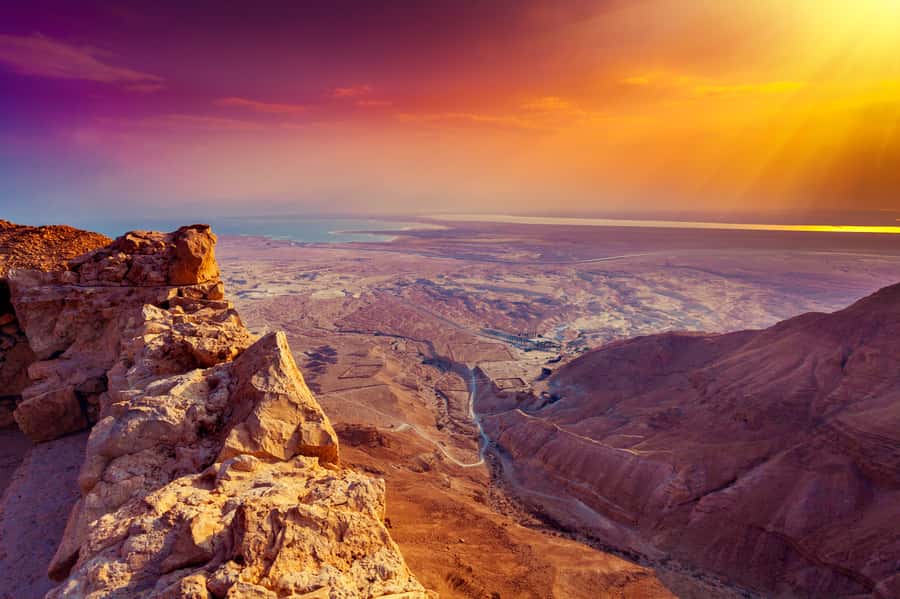 From Tel Aviv: Masada Sunrise, Ein Gedi and Dead Sea Tour - What you can see at Masada