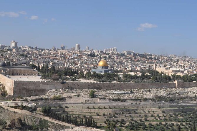 Full-Day Holy City of Jerusalem and Bethlehem Private Guided Tour - Mount of Olives: the best place to get your bearings