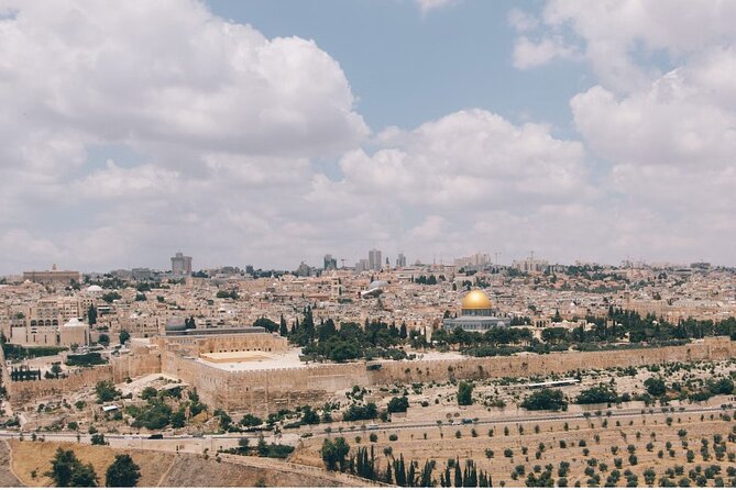 Full Day Private Christian Tour in Jerusalem with Tour Guide - The Mount of Olives view gives you the right beginning