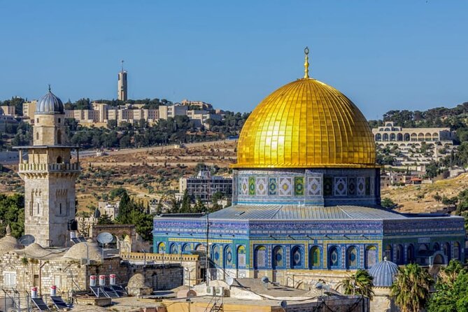 Jerusalem Temple Mount & Dome of the Rock from Tel Aviv - Old City streets, where the story gets crowded