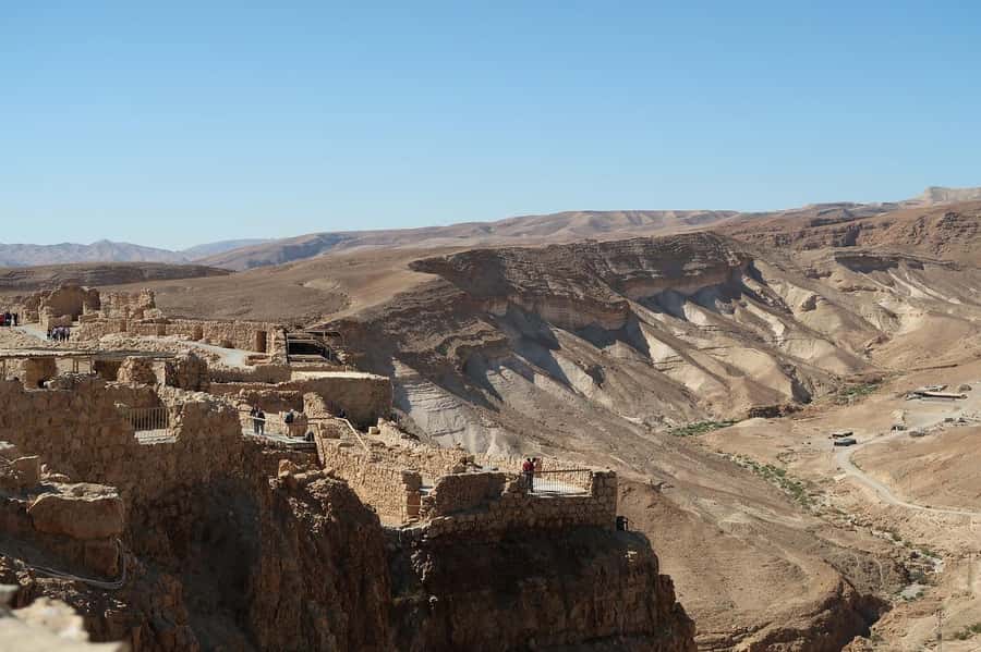 Massada and the Dead Sea in Russian - The cable car changes the way you see Masada