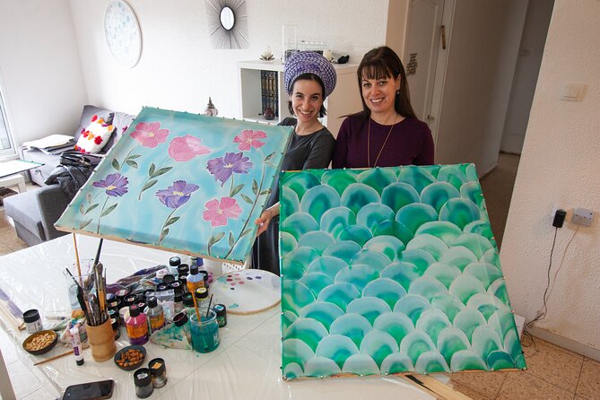 Private Silk Painting Workshop in Jerusalem - Create a scarf - - Turning a plain silk square into a personal keepsake