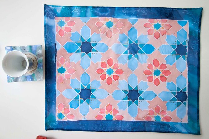 Private Silk Painting Workshop in Jerusalem - Create a scarf - - Coffee, conversation, and a slower Jerusalem afternoon