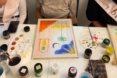 Private Silk Wall Hanging Painting Workshop in Jerusalem