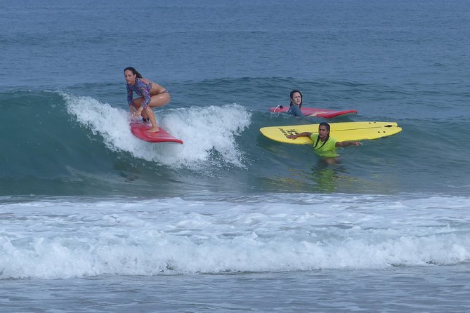 Professional Surfing lessons in the heart of Tel Aviv - Most of the lesson happens in the water