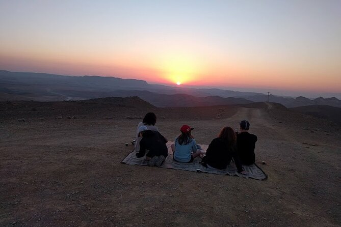 Sunset time Ramon Crater Jeep tour, bonfire and stargazing - What the stargazing includes, and what it does not