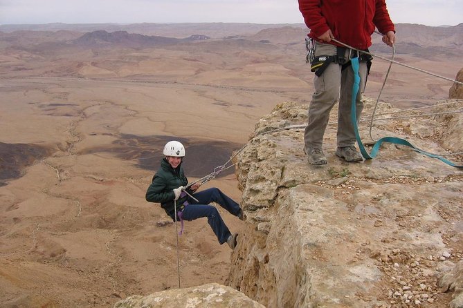 The Ramon Crater and rappelling package tour - an exciting combo tour. - Down Independence Pass into Wadi Ramon
