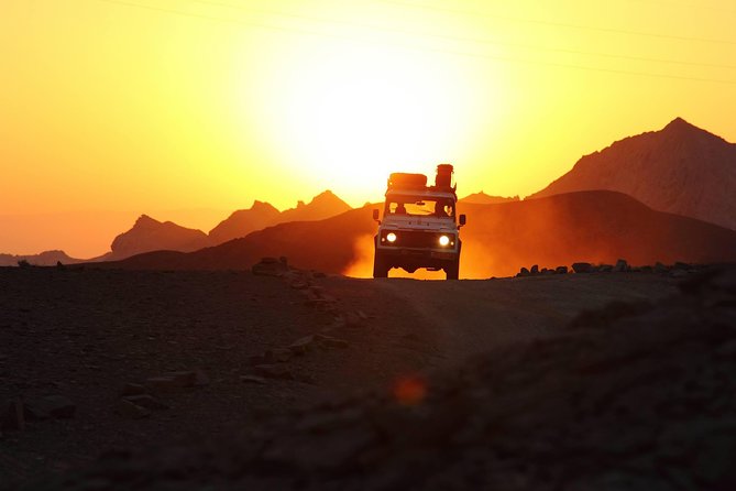 Two hour guided jeep tour in to and around the Ramon crater - Reading the Dry Ramon Riverbed